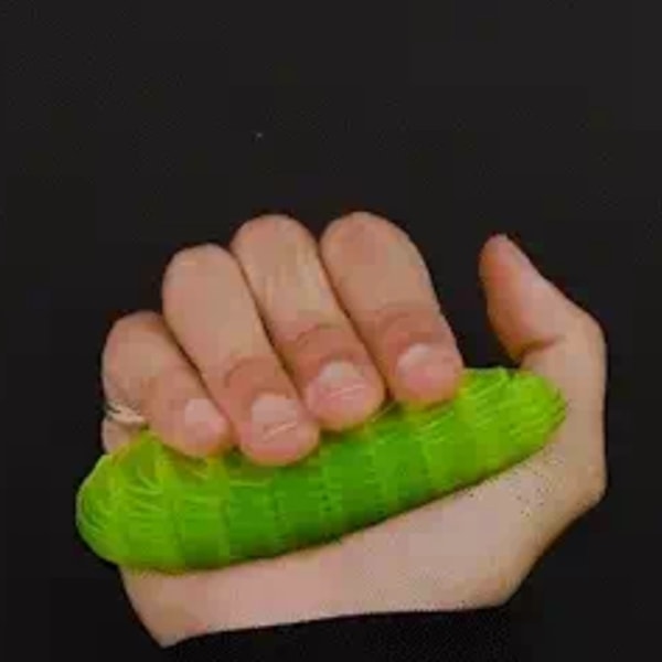 Bärbar Flexibel Fidgets Worm Toy Mjuk Stretchig Dekompressionsleksak För Män Kvinnor Pojke Flicka 8cm