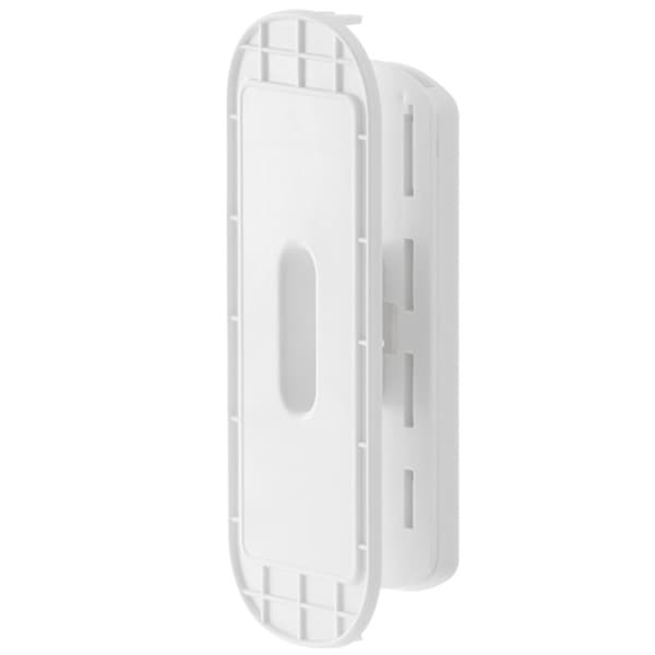 Väggmonterad Power Strip Hållare Punch Free Socket Wire Manager Heavy Duty Plug Storage Rack White