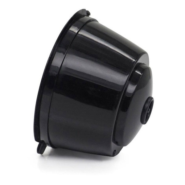 1 st Återanvändbara kaffekapslar kopp sked set Kompatibla Dolce Gusto-maskiner Black