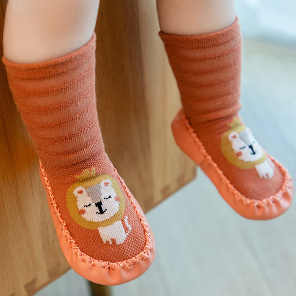 Djur för barns golvstrumpor för sommaren Halkfri prickig gummi Casual för pojkar Flickor Baby Green Pony 12cm