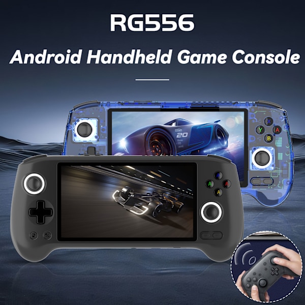 Androids 13 handhållen spelkonsol Lätt spelenhet för vuxna Tonåringar Barn Black 256G