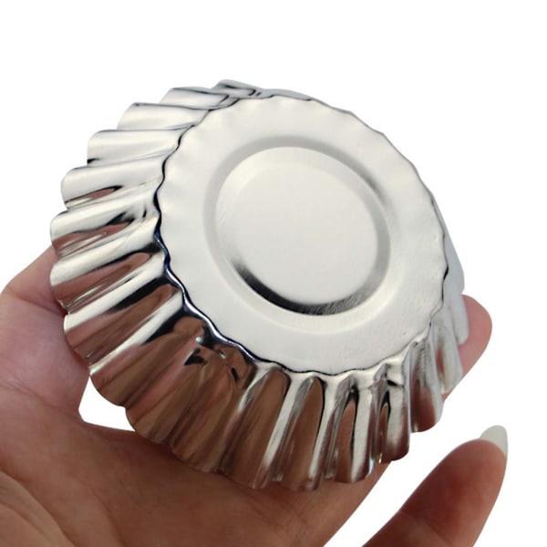 Aluminiumlegering Mini form Värmebeständig äggtårtbricka för hemkök Aluminum