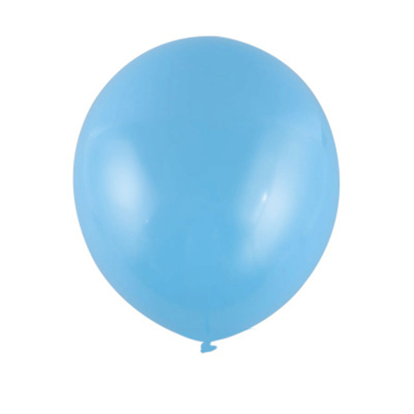 100 st Macaron färgdekorationsballong stor återanvändbar latexballong för bröllopsfödelsedagsfest enfärgad 10 tum Blue