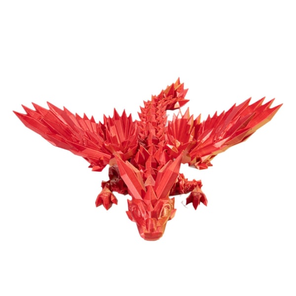3D- printed flygande drakar leksaker prydnad charmig mode dekorativ modell för pojke flicka kvinnor män Red PRO