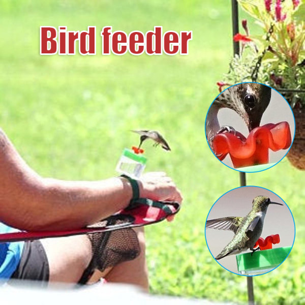 Handledsmatare Mini Handgjord Handhållen Hummingbird Matare 20ml Fönsterprydnad