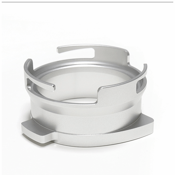 Espresso Doseringstratt Aluminiumlegering Kaffe Doseringsring 54mm Roterbar Kaffemaskin Tratt Tillbehör Silver