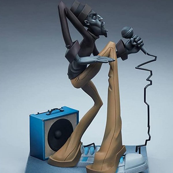 Resin Skulptur Hip Hop Element Dekoration Musik Figurer Staty Artist Host