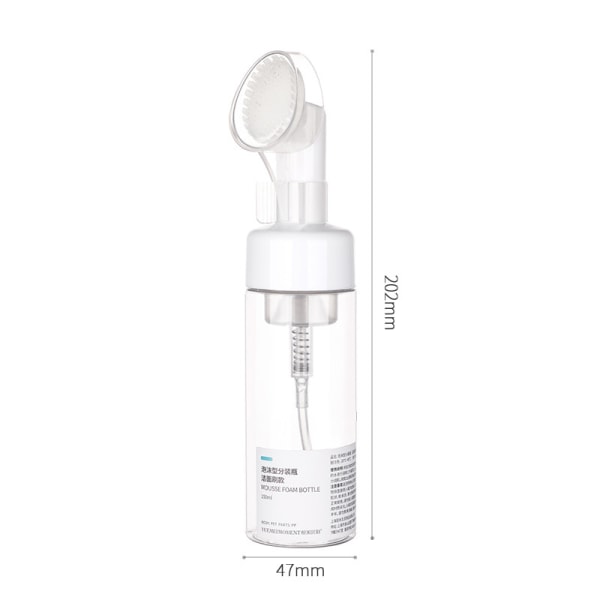 Ansiktsrengöring skummande flaska Mini skummande tvålautomat med rent  borsthuvud för hemma utomhus 150mL 2e7f | 150mL | Fyndiq