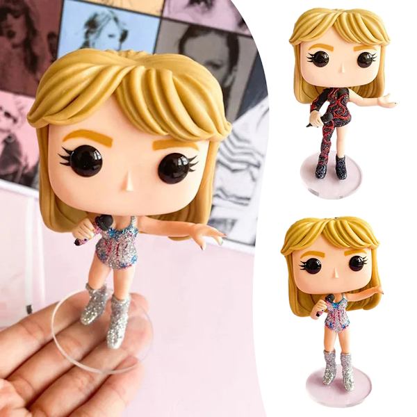 TS Eras Figurine Ornament Personlig hantverk Skrivbordsdekor Perfekt present till Swifties
