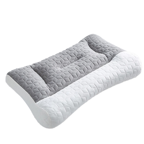 Ortopedisk kudde för djup sömn, andningsbar, bekväm, ergonomisk kudde för smärtlindring i axlar och nacke White 1pcs