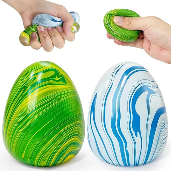 Ägg påsk Squishy Leksak Påskägg Squishy Stressavlastande Leksaker Barn Vuxna Fidgets Sensorisk Gåva E