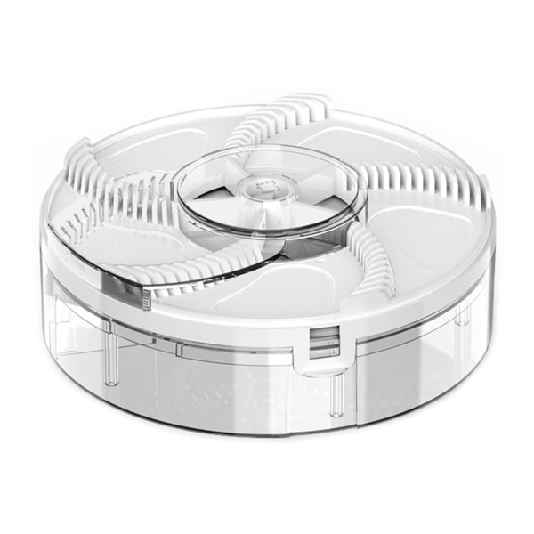 Helautomatisk flugdödare Professionell flugfångare med låg ljudnivå för inomhus utomhus White Rechargeable