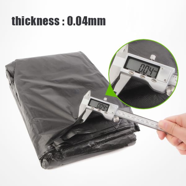 50 st soppåsar svarta tunga liners Starka tjocka soppåsar Bin liners 80*100