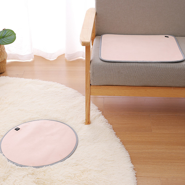 USB Elvärmefilt för husdjur Lätt vintervärmardyna för hundkattungar inomhus Pink 40x40cm