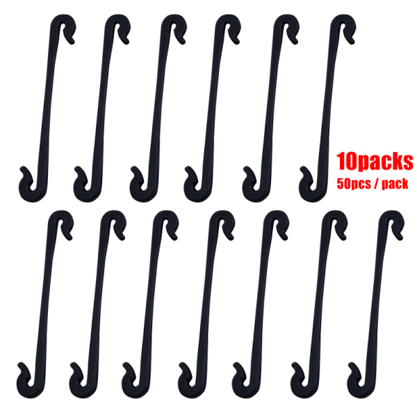 1/2/3/5/10 förpackningar Växtympningsklämmor Vines Bundet spänne Fast surrningskrok Flexibel klämma 10 PCS