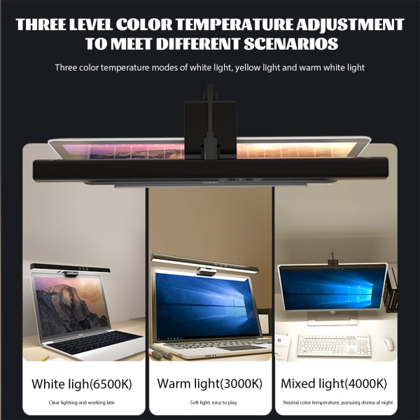 Datorskärm Ljusbar Skärmlampa LED Lampa 500mm