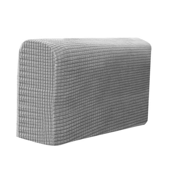 2 st Soffmöbler Armstödsöverdrag Soffstol Armskydd Stretchy för hemmet Light Grey
