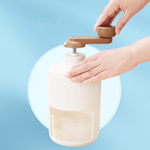 Manuell Ice Crusher Handvevad DIY Dessert Ice Chopper för hemköket Ice Box