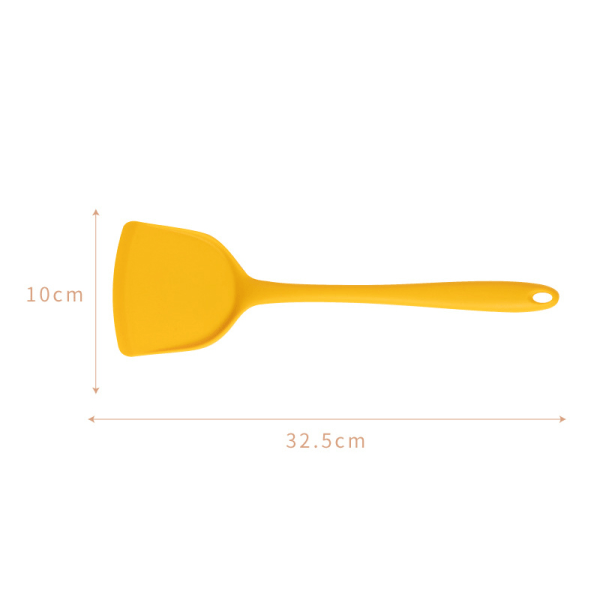 1/5-pack Silikon Köksredskap Set För Matlagning Bakning Gul Non Stick Spatel Set Värmebeständig Köksprylar 5PCS
