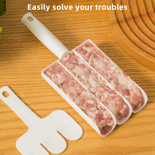Creative-Kitchen Triple Meatball Maker Multifunktions Köttbullar Stencil Snabb DIY Kött Köttbullar Set 2PCS