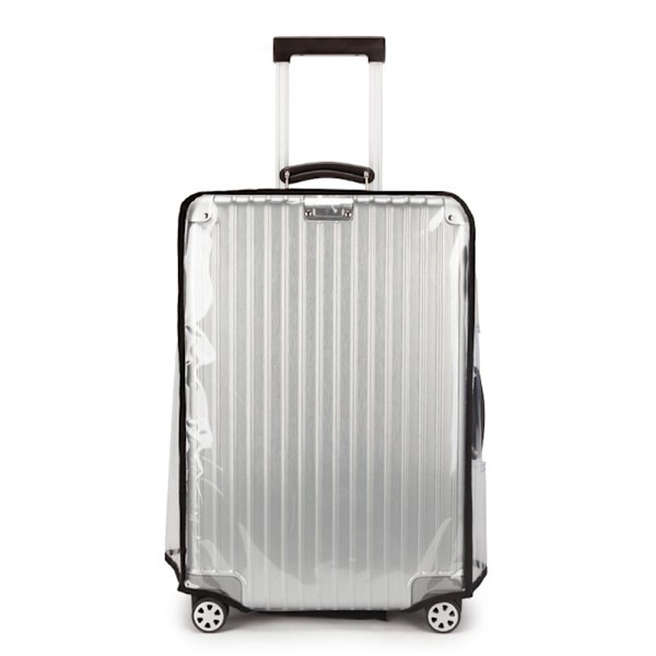 Genomskinlig PVC- cover Slitstarkt anti-scratch resväskaskydd Vattentätt bagageskydd Fully Transparent 26 Inches