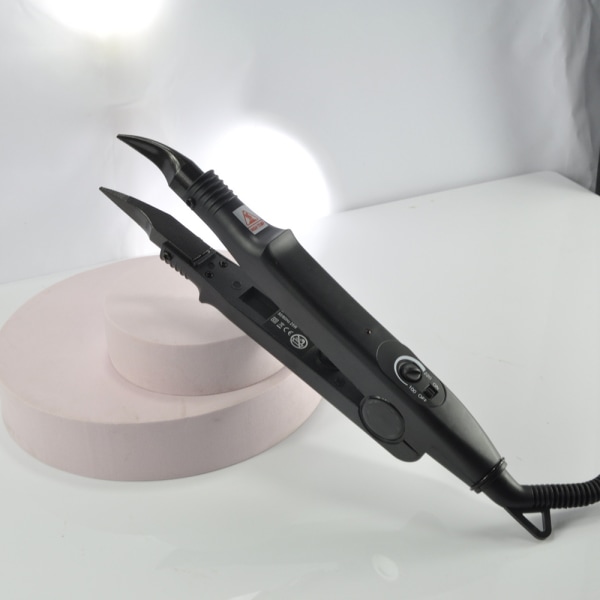 Termostatisk hårförlängningsenhet Robust värmejärn Håranslutningsverktyg för hårstyling Pink 2