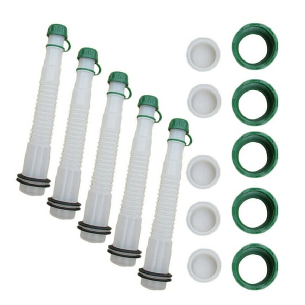 5 uppsättningar av gasburk cap Kit Ersättningsdelar för industripip 5 Sets