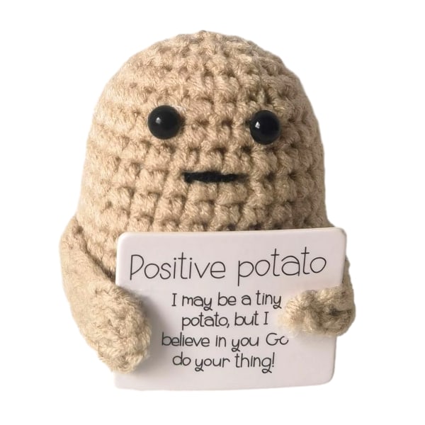 Söt potatis känslomässigt stöd docka nyckelring Lätt hängande hänge rekvisita för kvinnor män barn Positive Style Light Camel S