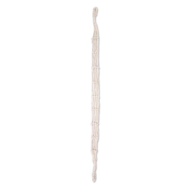 Handvävd rullpappershållare förvaringssnöreväska Boho Style Hängande bomullsrep Mesh för toalett badrum Brown