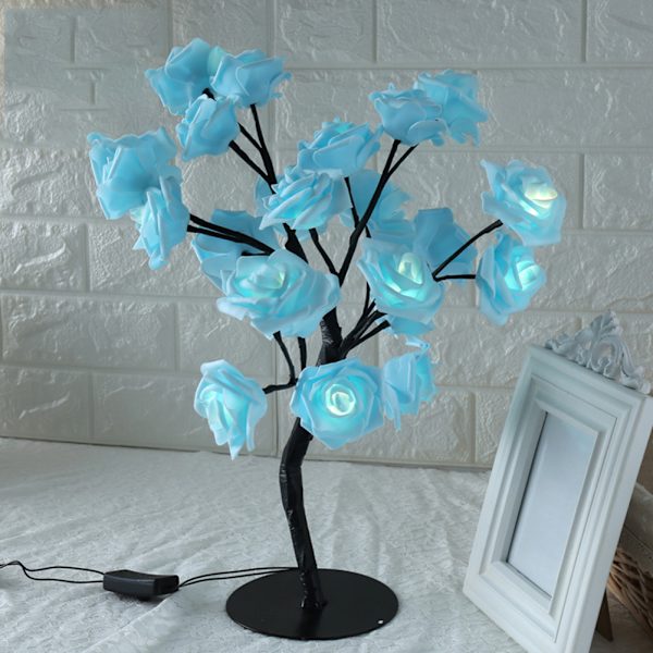 Bonsai Tree Light Tree LED Flower Rose Light Justerbara grenar för rumsdekoration och present Multicolour US