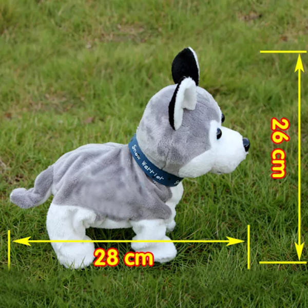 Elektronisk robothund Ljudkontroll Barn plyschleksak Interactive Bark Stand Walk Elektroniska leksaker Hund för baby
