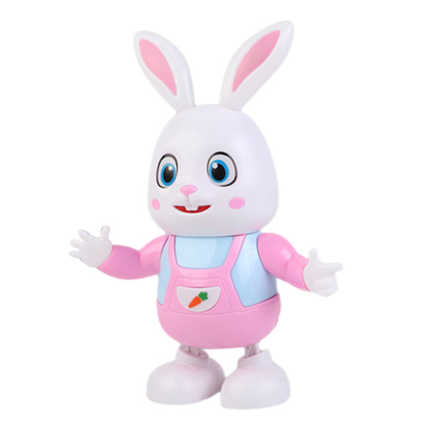 LED slår trummor Bunny Toys Ljudbar splittringsbeständig dans liten leksak för barn Dancing