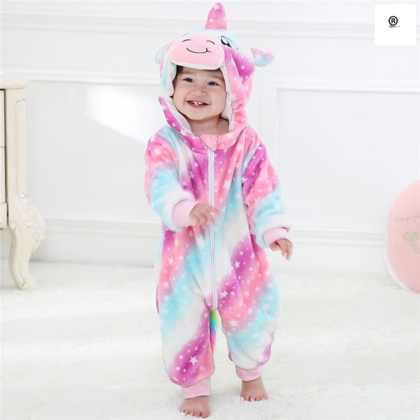 Toddler Unisex Set Hooded Jumpsuit Fox And Animal Print Ancient Tiger Jumpsu 90 13-18 Months