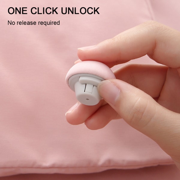 20 st Söt Quilthållare Set Halksäker Spänne Quilt Fixer För Sängkuddar Gray