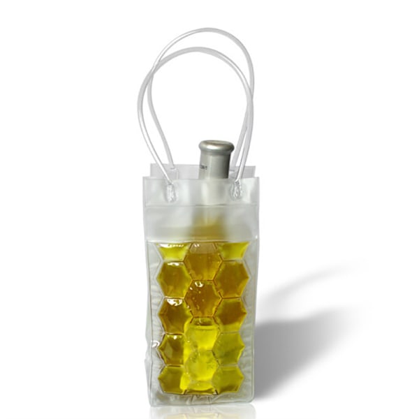 Vinkylare Väska Vinkylare Is Plastpåse Vinkylare Med Handtag Transparent