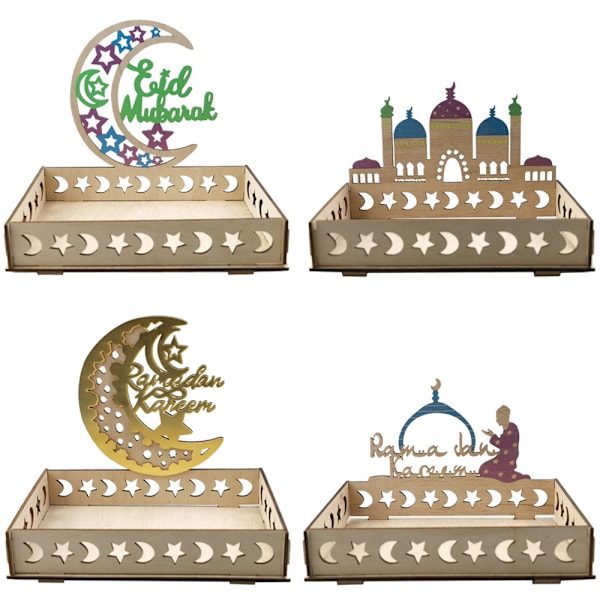Ramadan-kakorbricka Eid Mubarak-fest Serveringsbricka för hemmafest JM00483