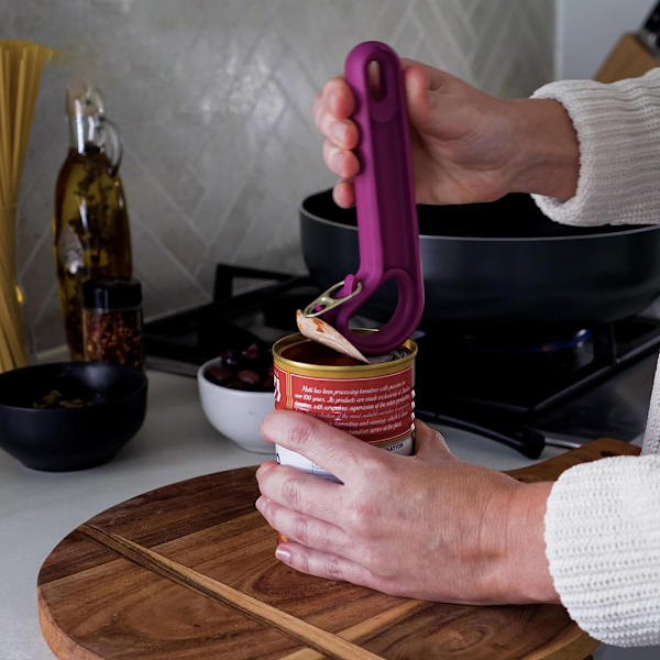 Manuella ringar Dra burköppnare Enkel öppning Plåtöppnare för restaurang/hem 1pc