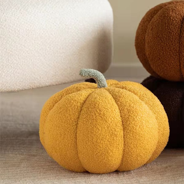 Tecknad pumpor kudde för halloween PP bomull fylld sovkompis kudde för barn pojke flicka kvinnor män Blue 35cm