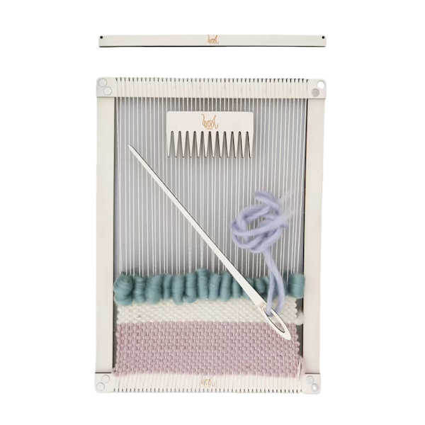 Stor vävram DIY trävävstolar Set Multi Craft vävvävstolar för barn/vuxna/nybörjare Loom Kit