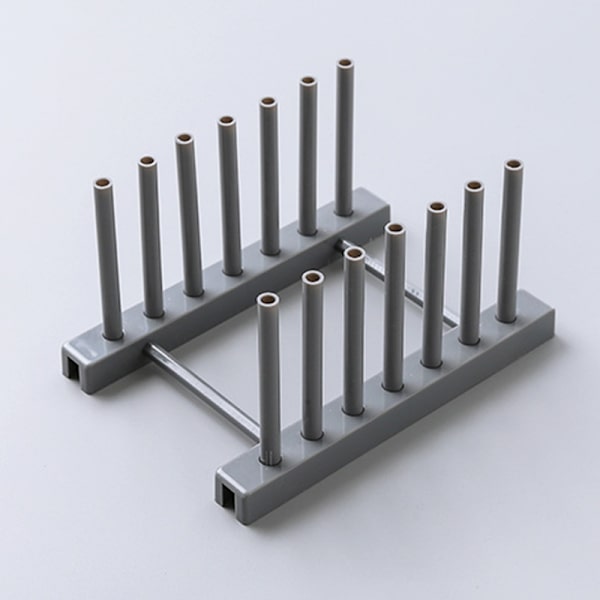 Organizer Gryta Lock Ställ Rostfritt stål Skedhållare Gryta Lock Hylla Matlagning Diskhylla Cover Stativ Kök Gray