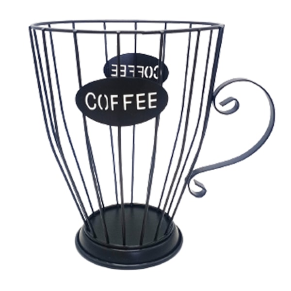 Pod Mugg Form Hollow Metal Wire Espresso Kapsel Organizer
