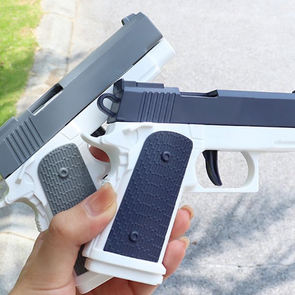 Handbok Barn Vattenleksak Barn Vatten-Blaster Leksaker Sommar Pojke Flickor Vatten Fight Leksaker Grey