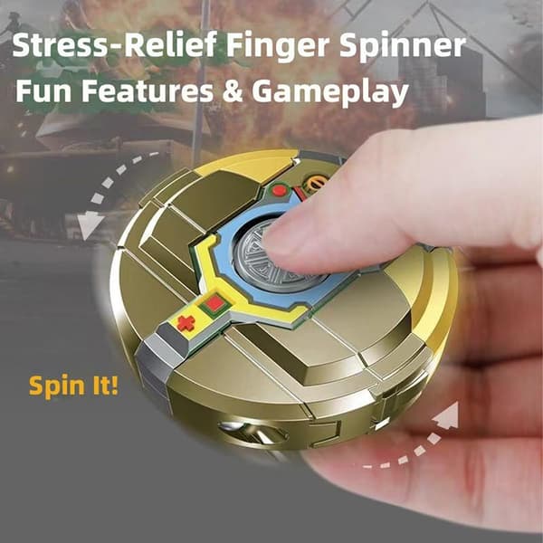 Transformerbara Fidget Spinners Leksaker Stresslindring Sensoriska Leksaker För Barn Vuxna Robot 3PCS