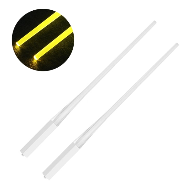 Ljussabel Ätpinnar Multipurpose Glödande Ätpinnar Ätpinnar Ljuspinnar Yellow