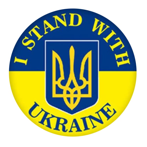 Ukraina Flagga Badge Internationell politisk syn Metall Pin Button För Klädväska 6