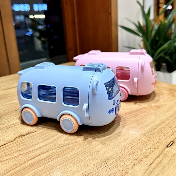 Lasten Autopilli Vesikuppi Kesän Söpö Bussivesipullo Olkahihnalla Lapsille Blue