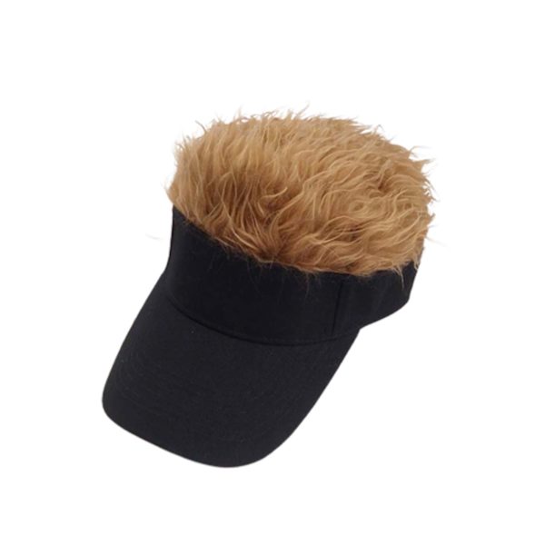Höstens roliga peruk cap Unisex bärbar sporthatt för utomhusfiske