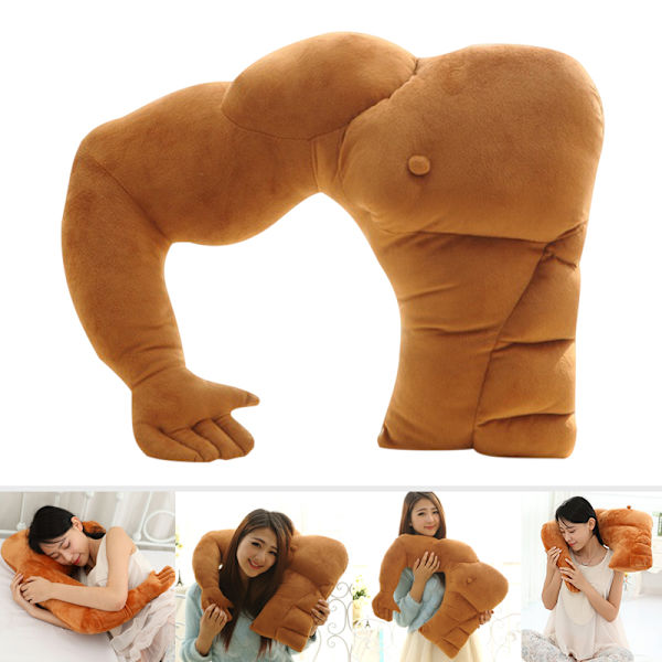 Sovkram Pojkvän Kudde Stor Muskulös Arm Uppstoppad Muscle Lovely For Home L