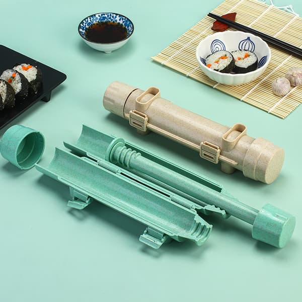 Plast Sushi Making Form Lätt Sushi Rolling Making Tool för Sushi Älskare Nordic Pink