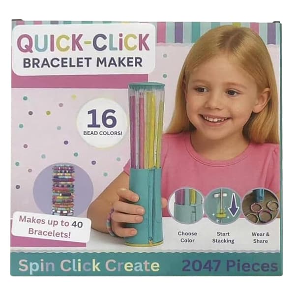 Make-It-Real Swift Clicks Armbåndsmager Quick-Click Armbåndsmagersæt til piger 8-12 Cool Armbåndsmagermaskine Type A